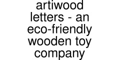 artiwood letters - an eco-friendly wooden toy company coupons